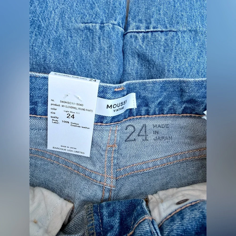 Moussy Vintage NEW with tags Women's Cloverhill Round Jeans. Size 24 - Picture 9 of 15